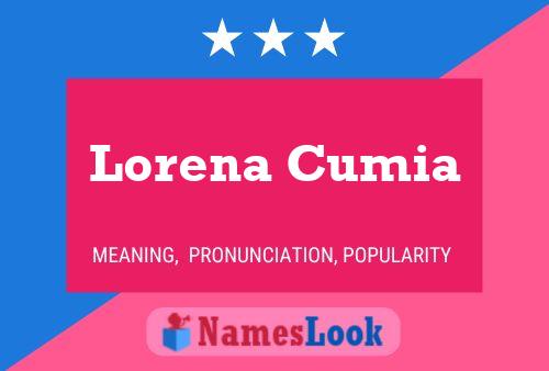 Poster del nome Lorena Cumia