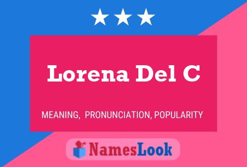 Poster del nome Lorena Del C