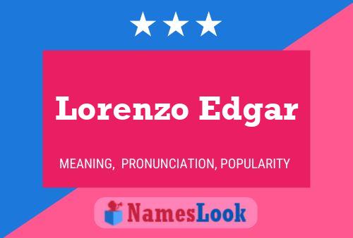 Poster del nome Lorenzo Edgar