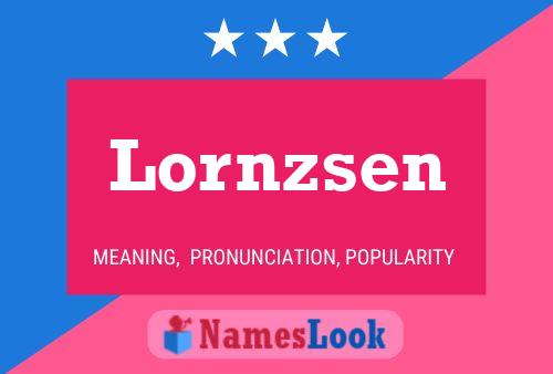 Poster del nome Lornzsen