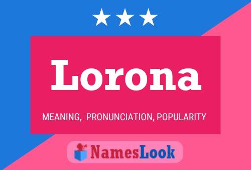 Poster del nome Lorona