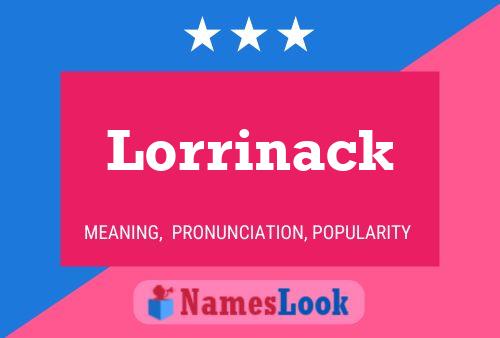 Poster del nome Lorrinack