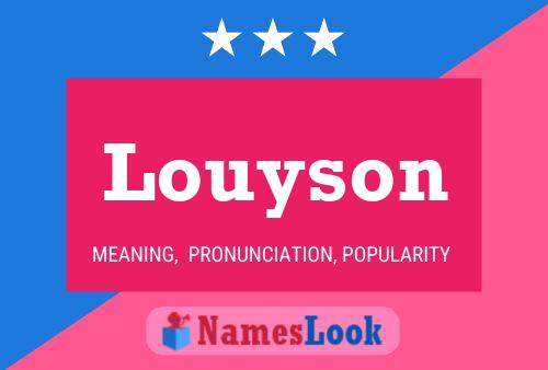 Poster del nome Louyson