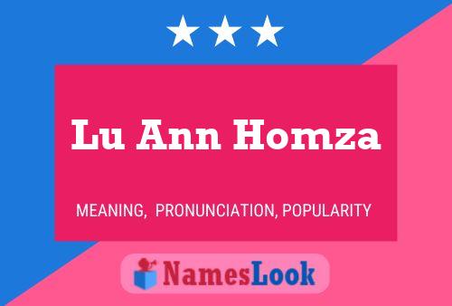 Poster del nome Lu Ann Homza