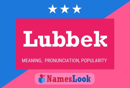 Poster del nome Lubbek