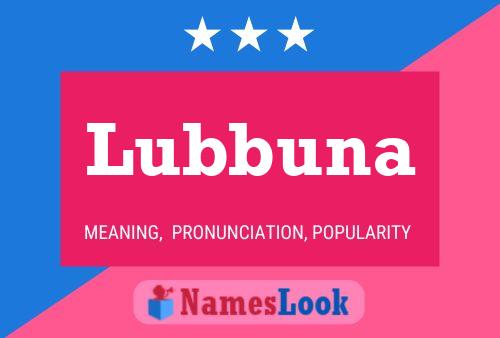 Poster del nome Lubbuna