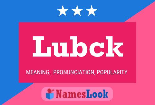 Poster del nome Lubck