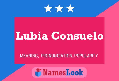 Poster del nome Lubia Consuelo