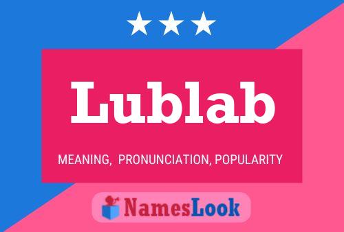 Poster del nome Lublab