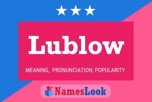 Poster del nome Lublow