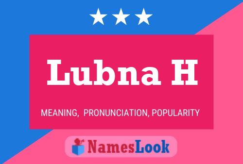 Poster del nome Lubna H