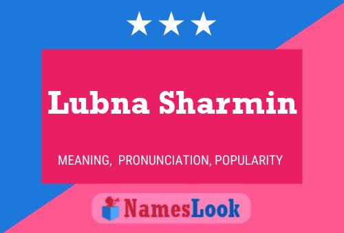 Poster del nome Lubna Sharmin