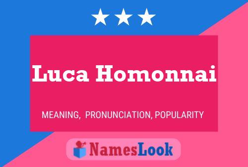 Poster del nome Luca Homonnai