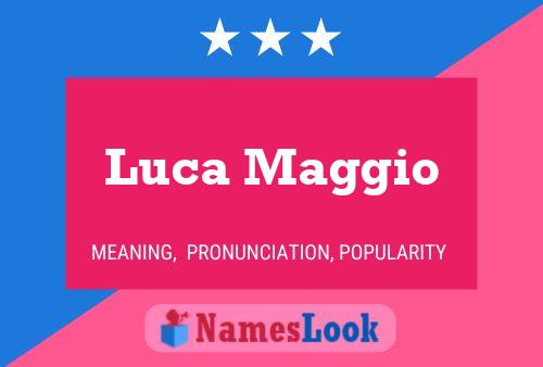 Poster del nome Luca Maggio