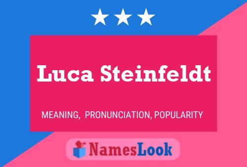 Poster del nome Luca Steinfeldt