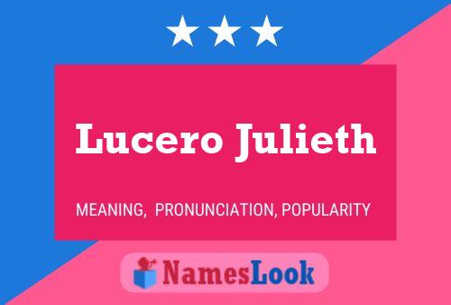 Poster del nome Lucero Julieth