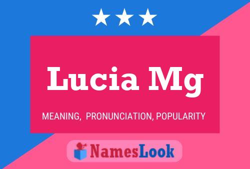 Poster del nome Lucia Mg