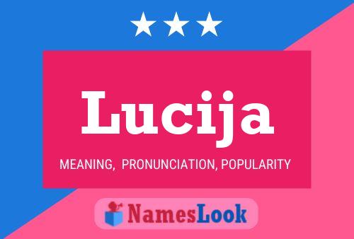 Poster del nome Lucija