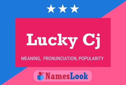 Poster del nome Lucky Cj