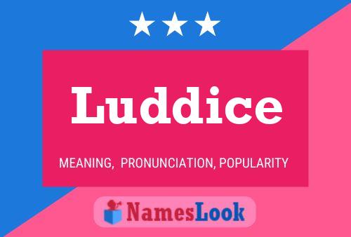 Poster del nome Luddice