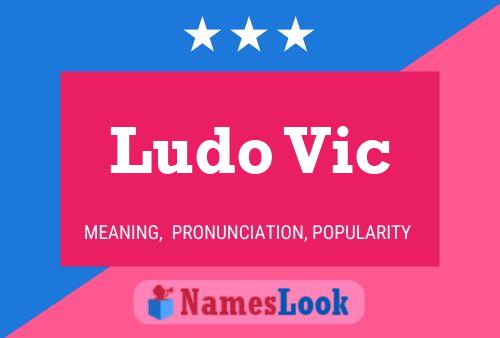 Poster del nome Ludo Vic