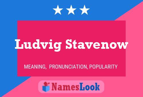 Poster del nome Ludvig Stavenow