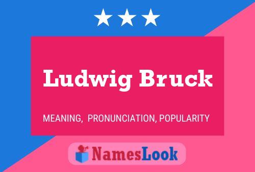 Poster del nome Ludwig Bruck