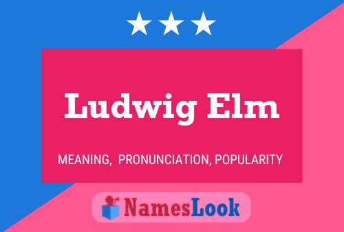 Poster del nome Ludwig Elm