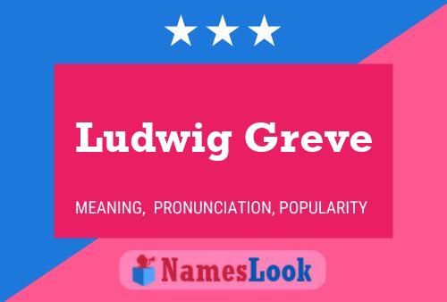 Poster del nome Ludwig Greve