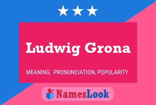 Poster del nome Ludwig Grona