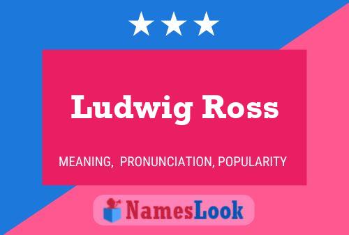 Poster del nome Ludwig Ross