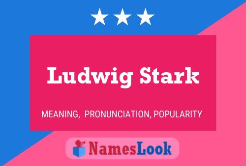 Poster del nome Ludwig Stark