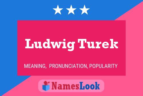 Poster del nome Ludwig Turek