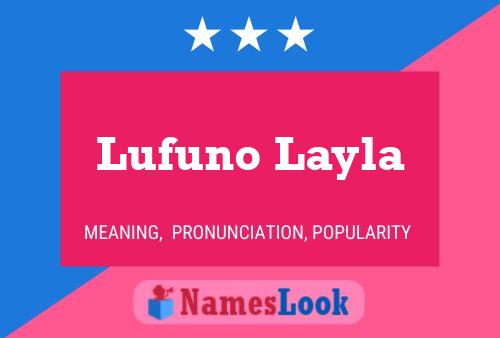 Poster del nome Lufuno Layla