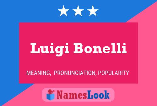 Poster del nome Luigi Bonelli