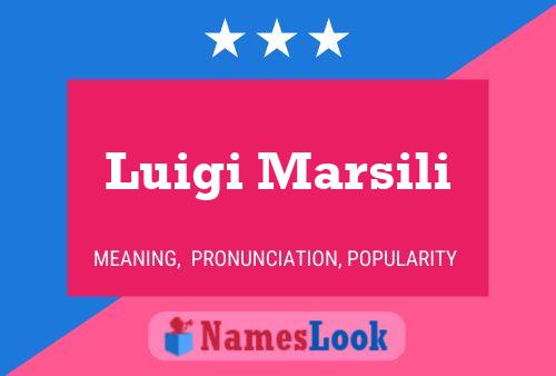 Poster del nome Luigi Marsili