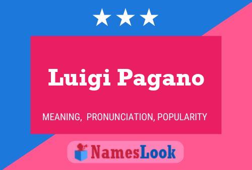 Poster del nome Luigi Pagano