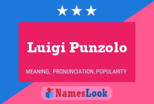 Poster del nome Luigi Punzolo