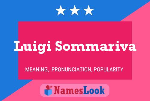 Poster del nome Luigi Sommariva