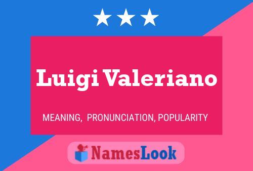 Poster del nome Luigi Valeriano