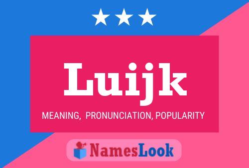 Poster del nome Luijk