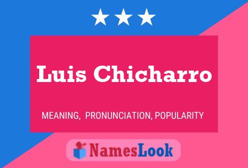 Poster del nome Luis Chicharro