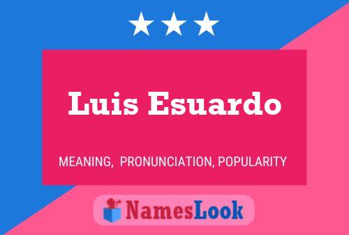 Poster del nome Luis Esuardo