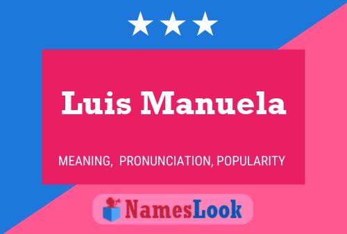 Poster del nome Luis Manuela