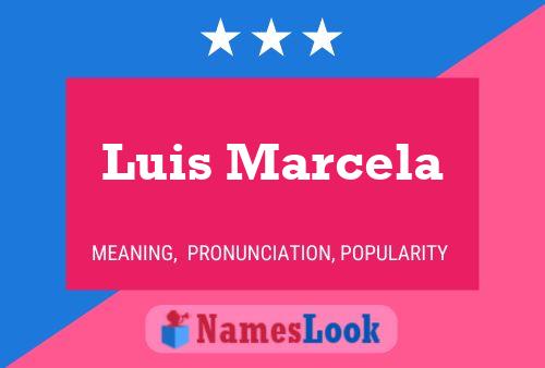 Poster del nome Luis Marcela