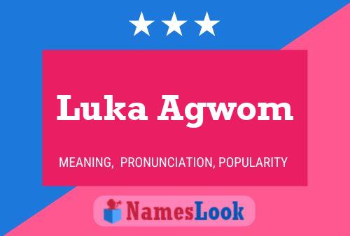 Poster del nome Luka Agwom