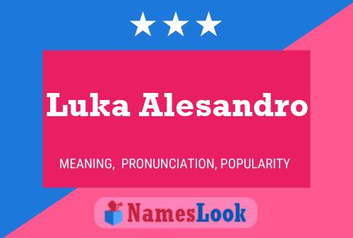 Poster del nome Luka Alesandro