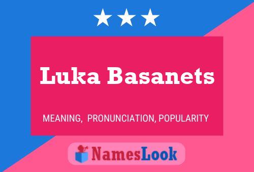 Poster del nome Luka Basanets