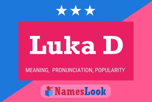 Poster del nome Luka D