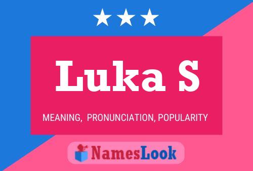 Poster del nome Luka S